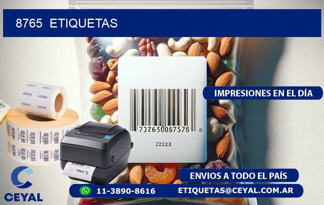 8765  ETIQUETAS