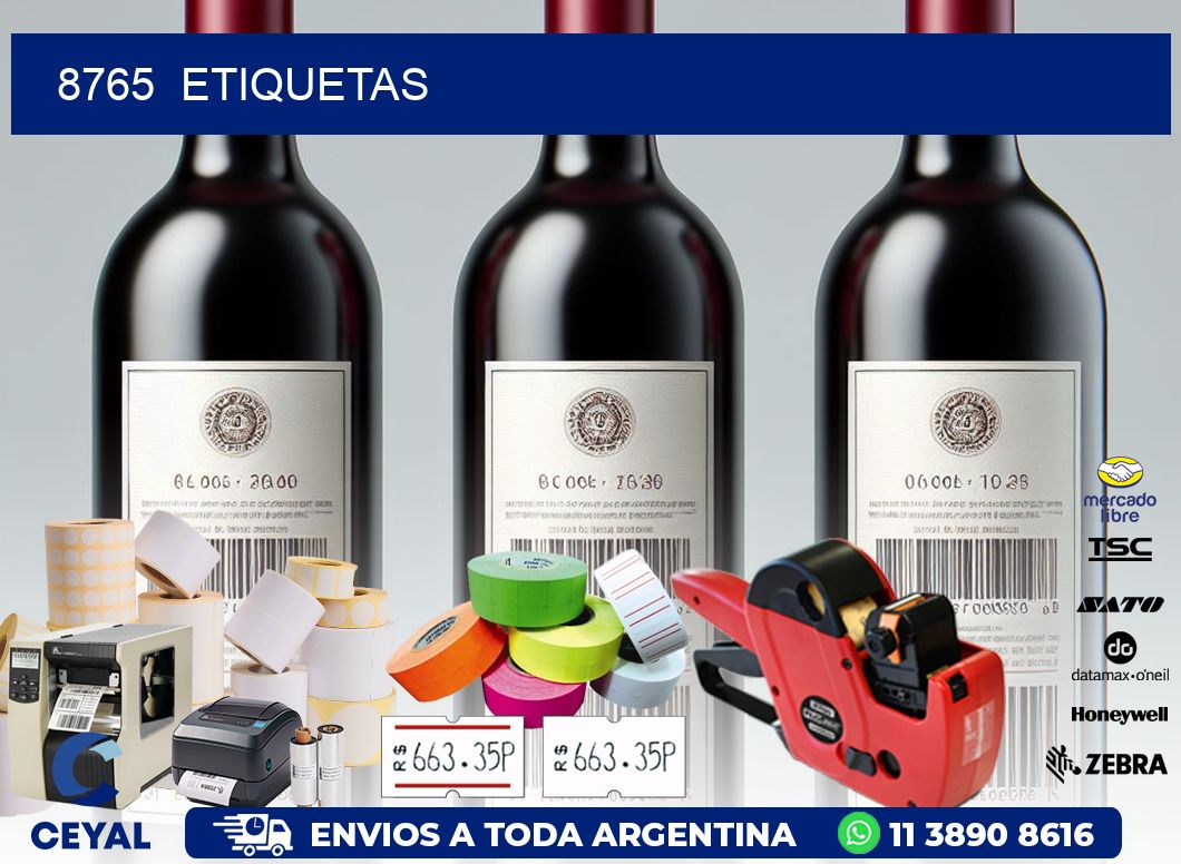 8765  ETIQUETAS