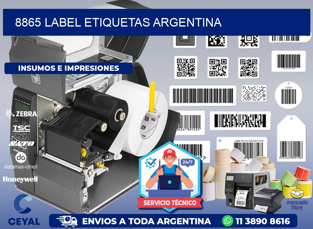 8865 LABEL ETIQUETAS ARGENTINA