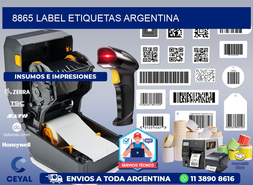 8865 LABEL ETIQUETAS ARGENTINA