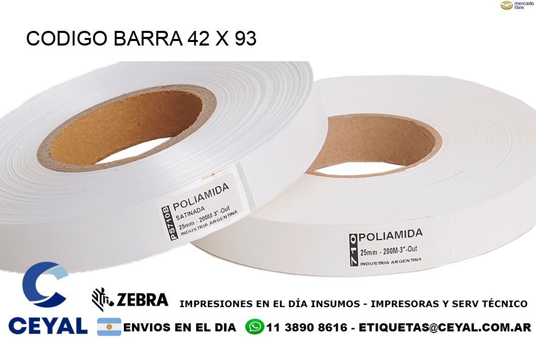 CODIGO BARRA 42 x 93