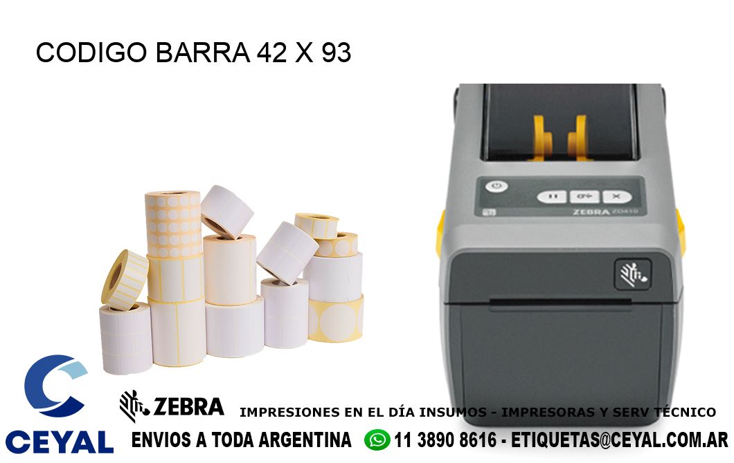 CODIGO BARRA 42 x 93