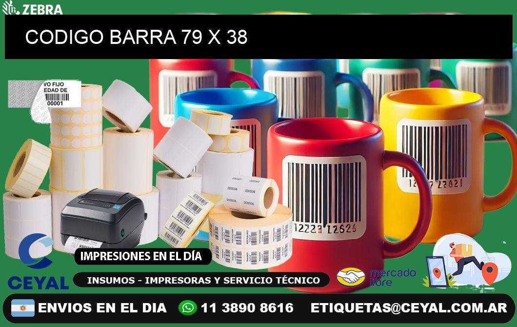 CODIGO BARRA 79 x 38