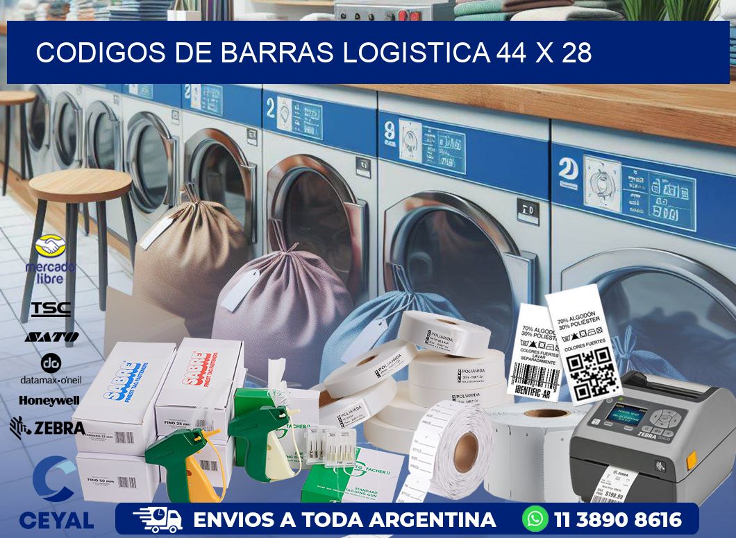 CODIGOS DE BARRAS LOGISTICA 44 x 28