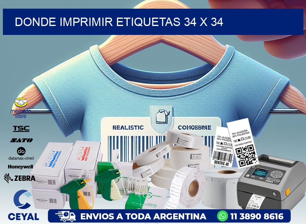 DONDE IMPRIMIR ETIQUETAS 34 x 34