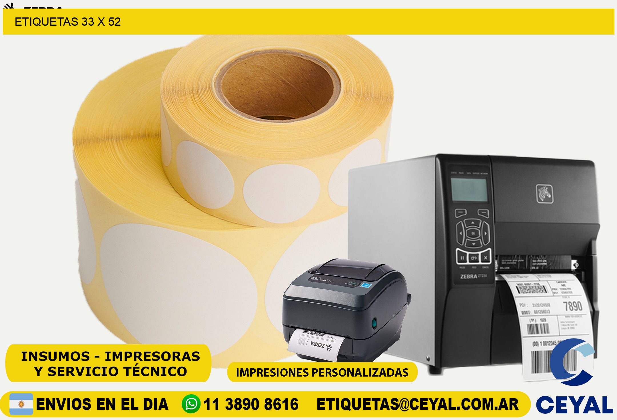 ETIQUETAS 33 x 52