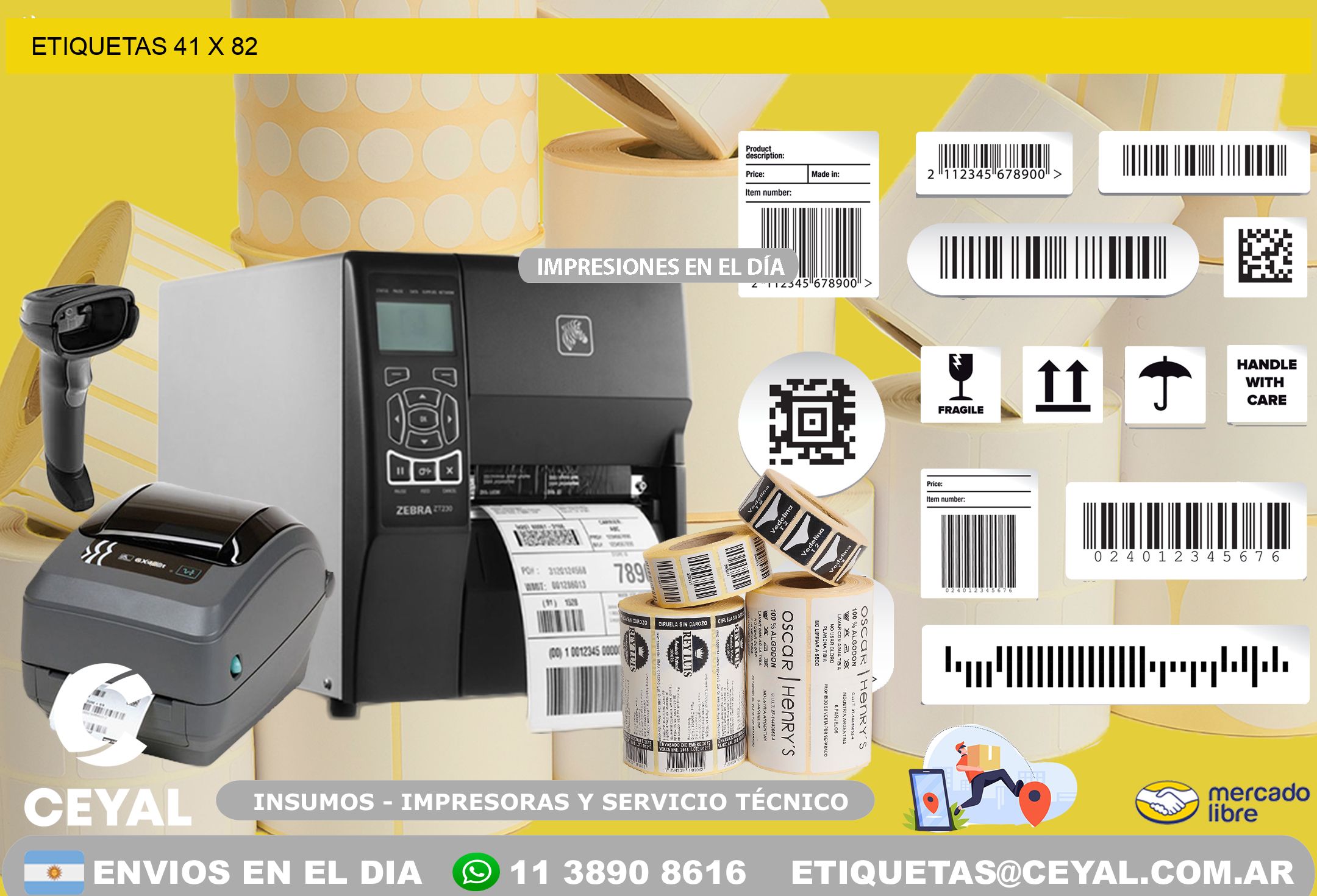ETIQUETAS 41 x 82
