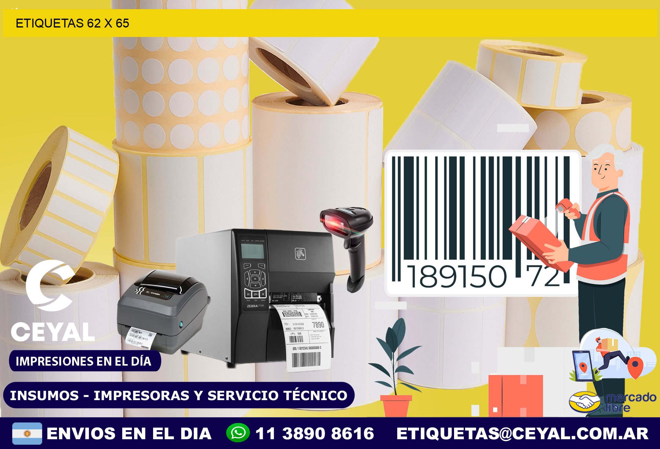 ETIQUETAS 62 x 65