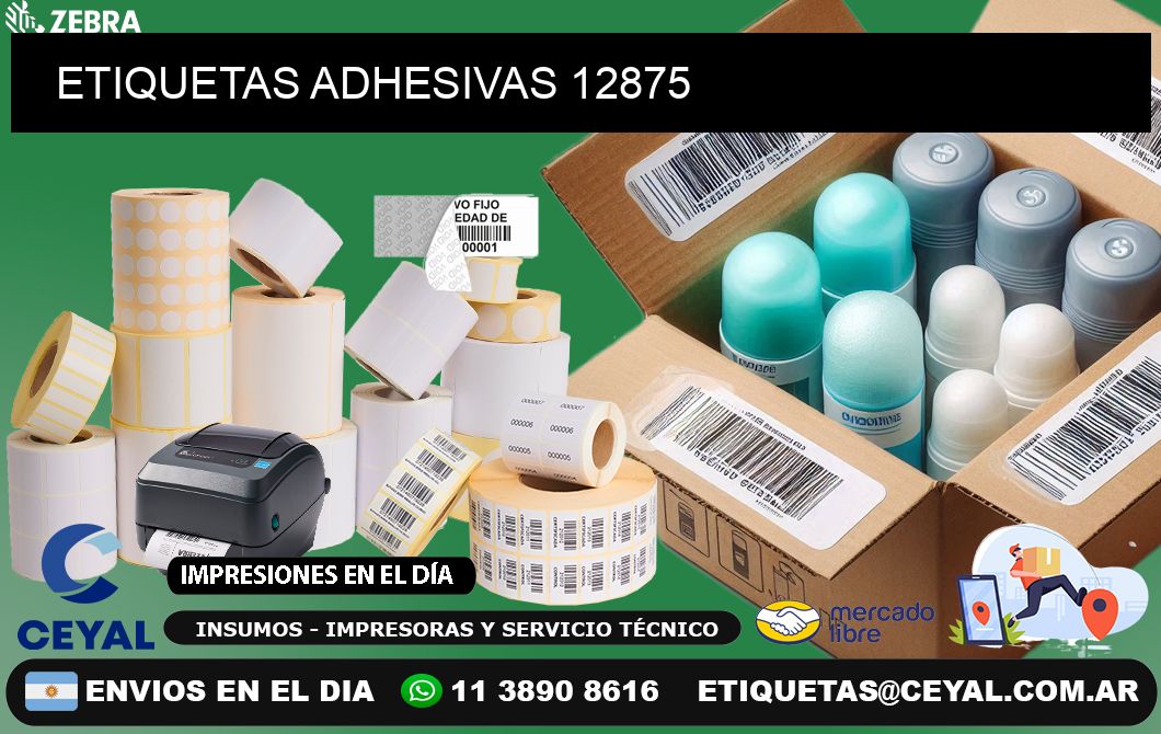 ETIQUETAS ADHESIVAS 12875