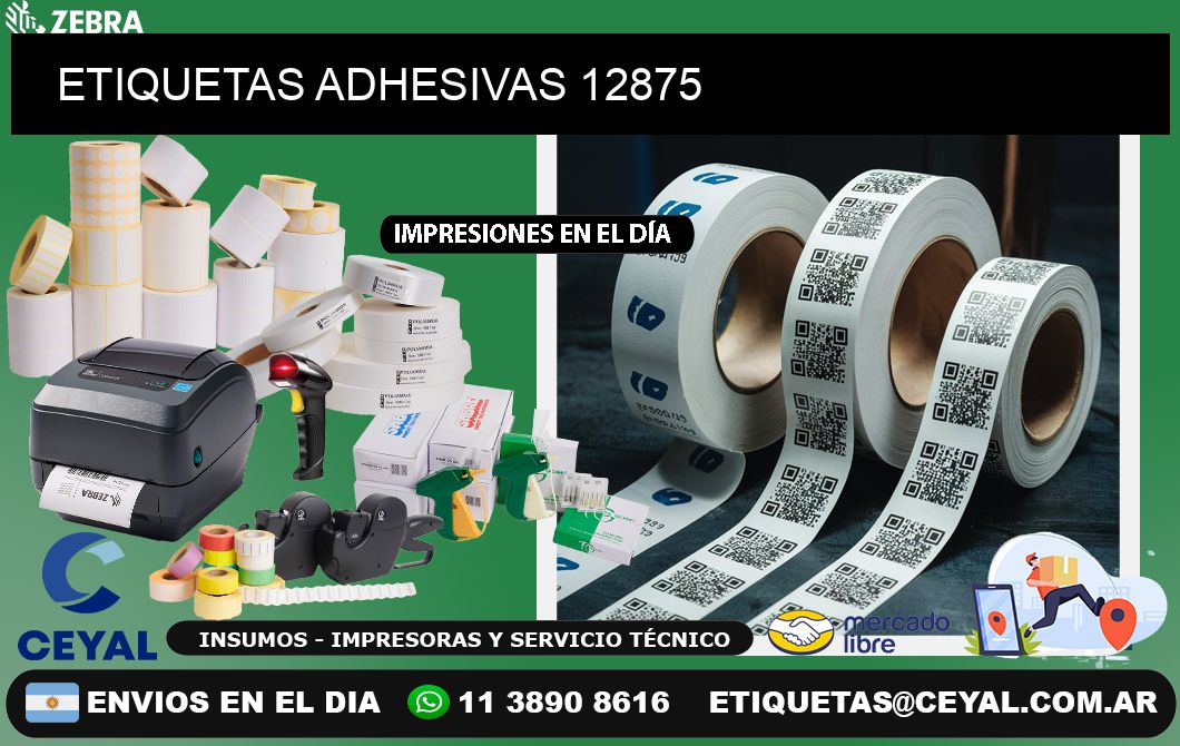 ETIQUETAS ADHESIVAS 12875