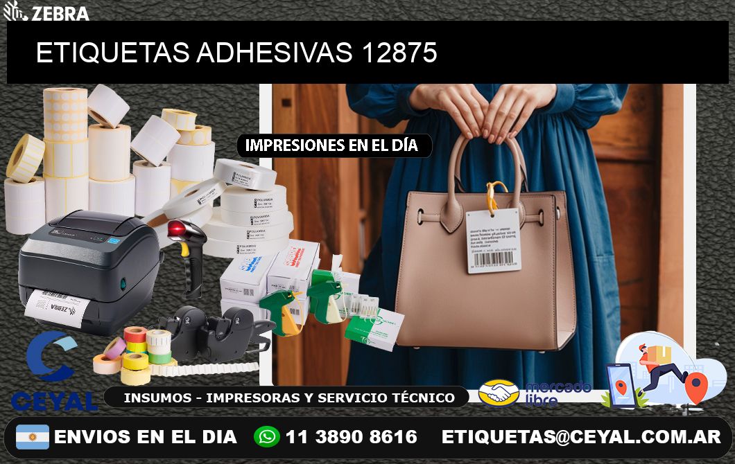 ETIQUETAS ADHESIVAS 12875
