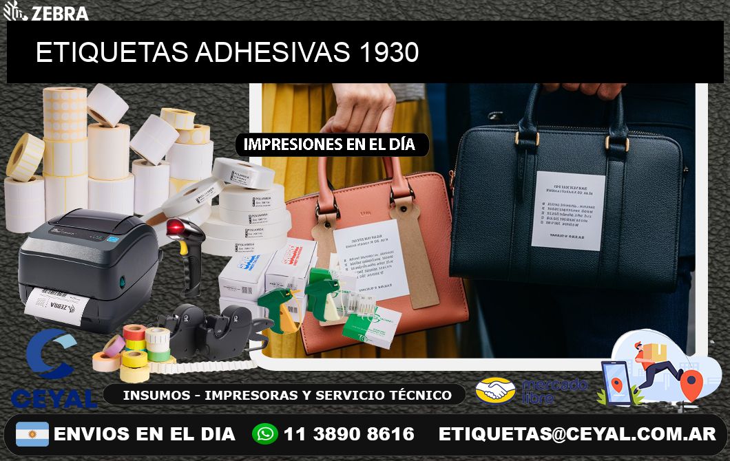 ETIQUETAS ADHESIVAS 1930