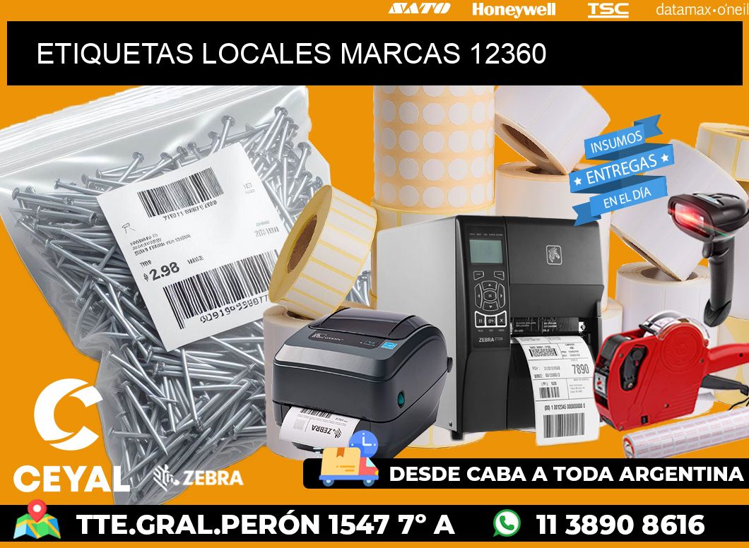 ETIQUETAS LOCALES MARCAS 12360