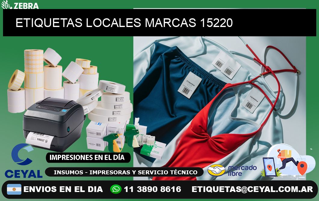 ETIQUETAS LOCALES MARCAS 15220