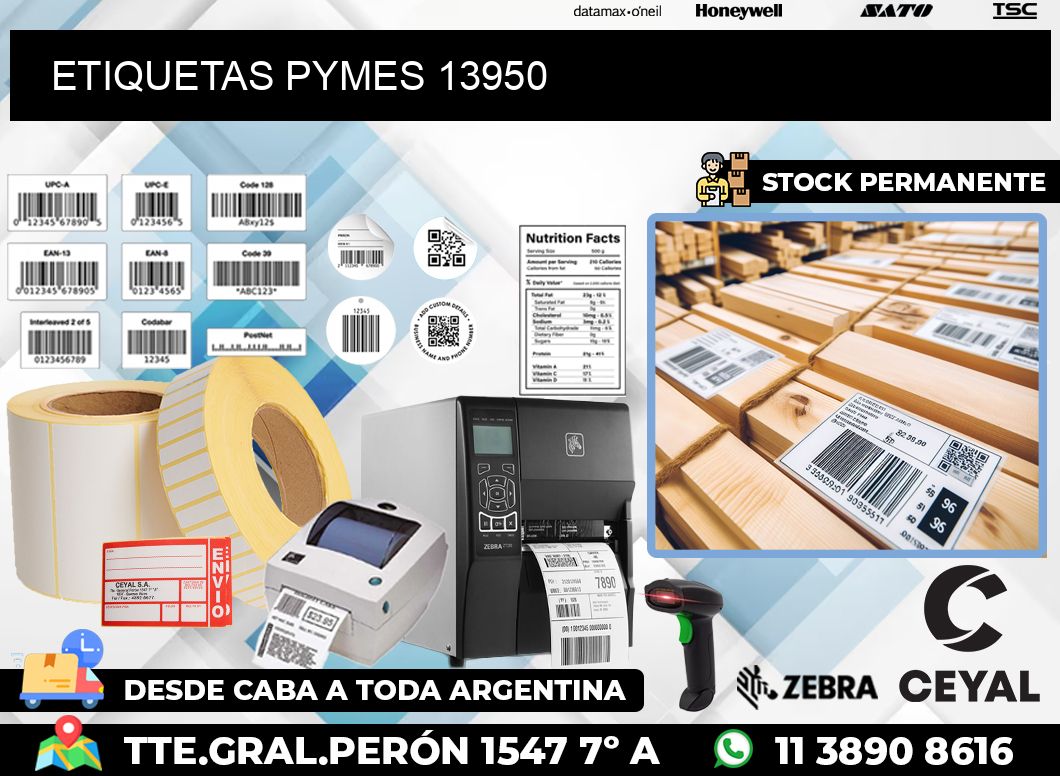 ETIQUETAS PYMES 13950