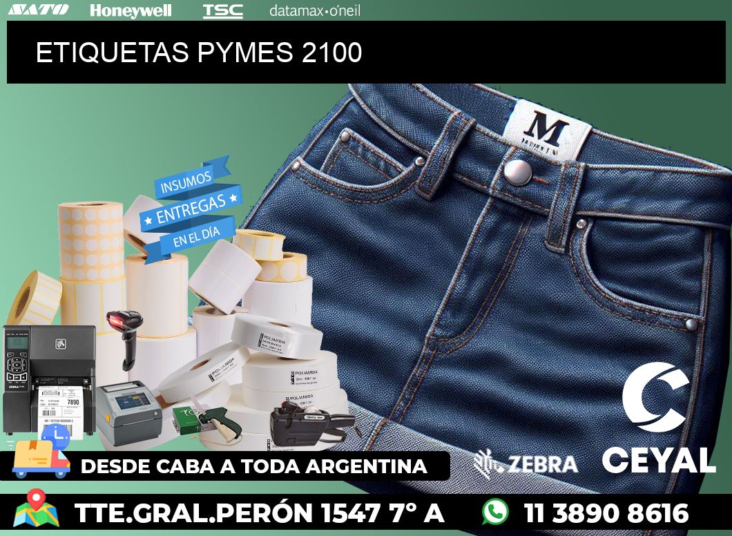 ETIQUETAS PYMES 2100