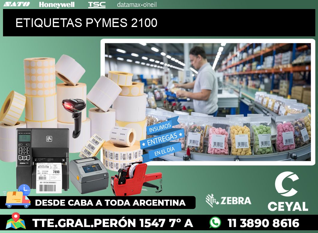 ETIQUETAS PYMES 2100