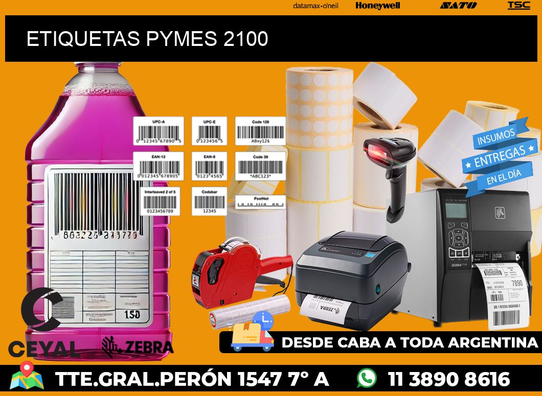 ETIQUETAS PYMES 2100