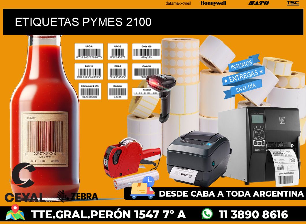 ETIQUETAS PYMES 2100