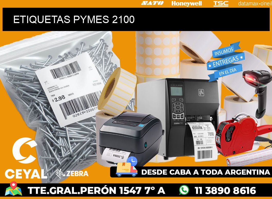 ETIQUETAS PYMES 2100