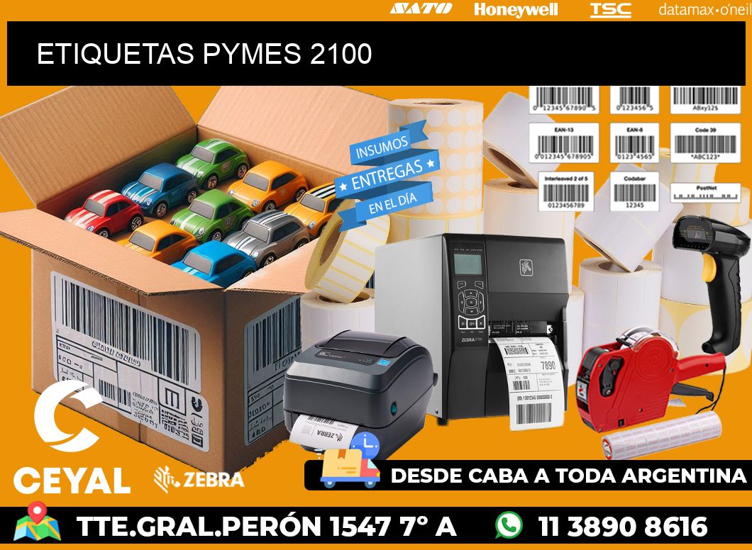 ETIQUETAS PYMES 2100