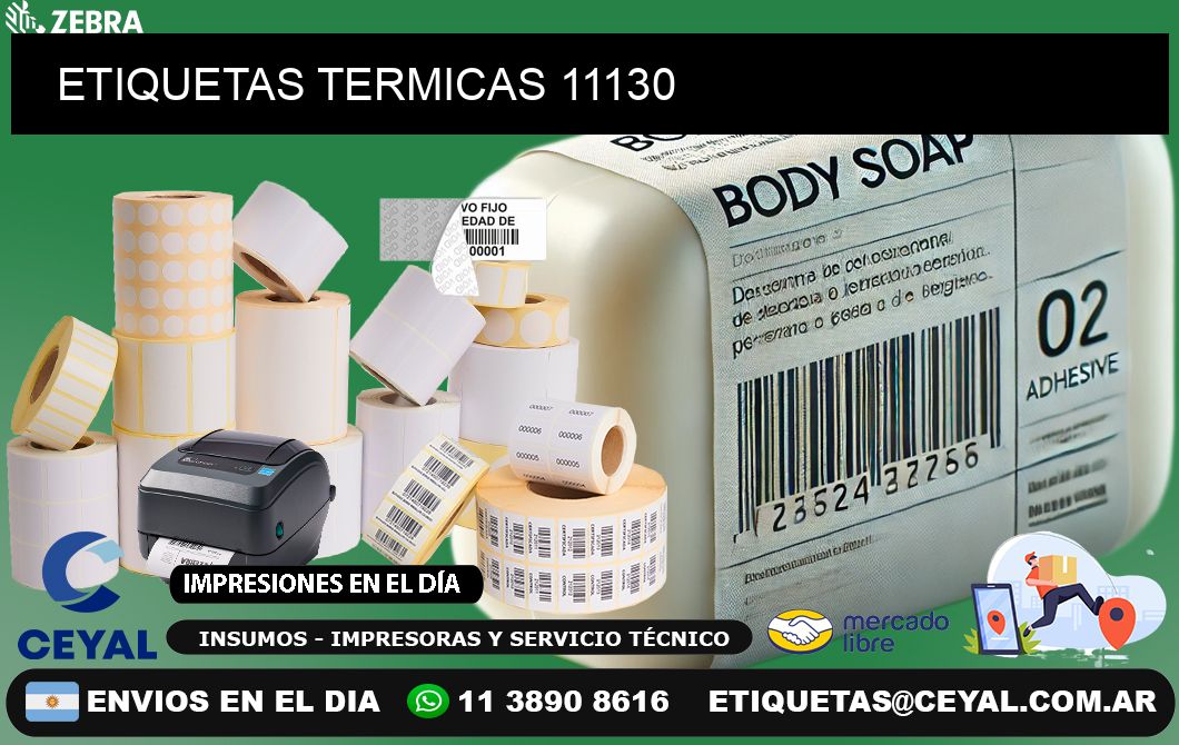ETIQUETAS TERMICAS 11130