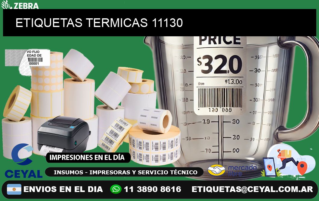 ETIQUETAS TERMICAS 11130