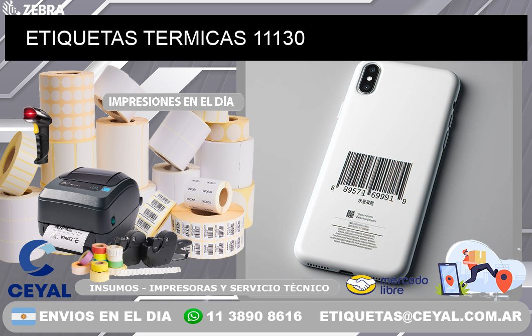 ETIQUETAS TERMICAS 11130