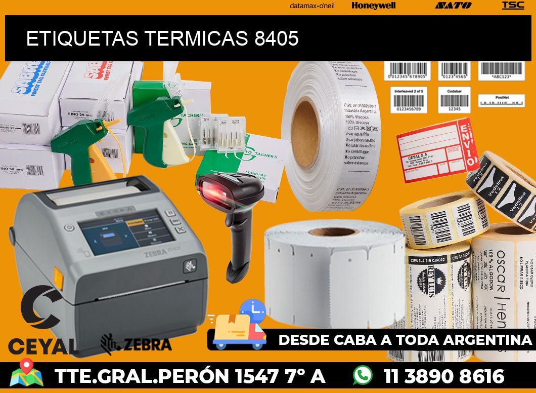 ETIQUETAS TERMICAS 8405