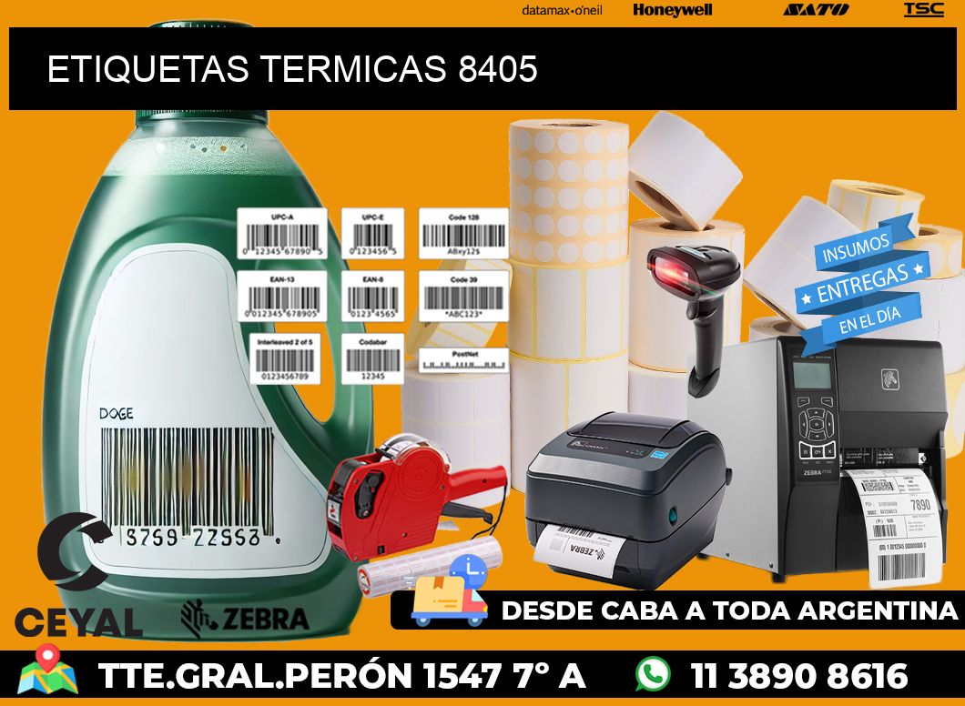 ETIQUETAS TERMICAS 8405
