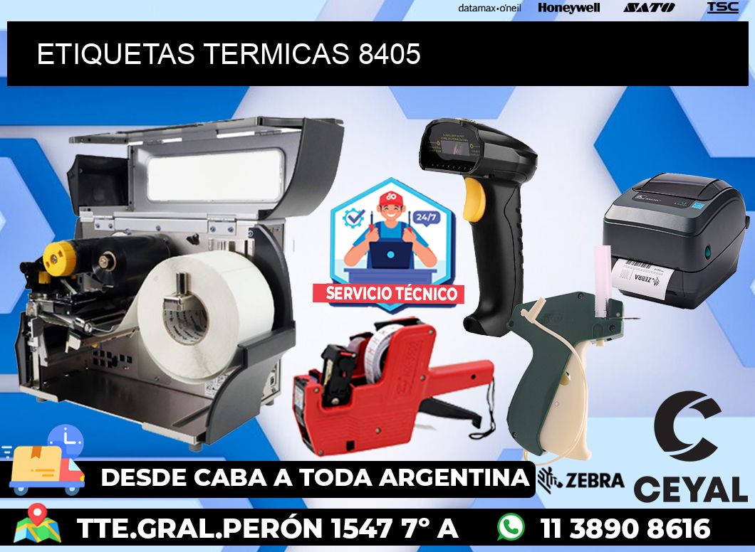 ETIQUETAS TERMICAS 8405