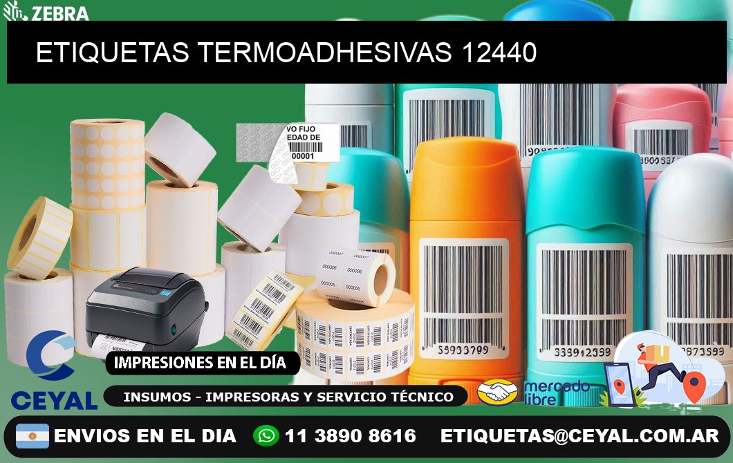 ETIQUETAS TERMOADHESIVAS 12440