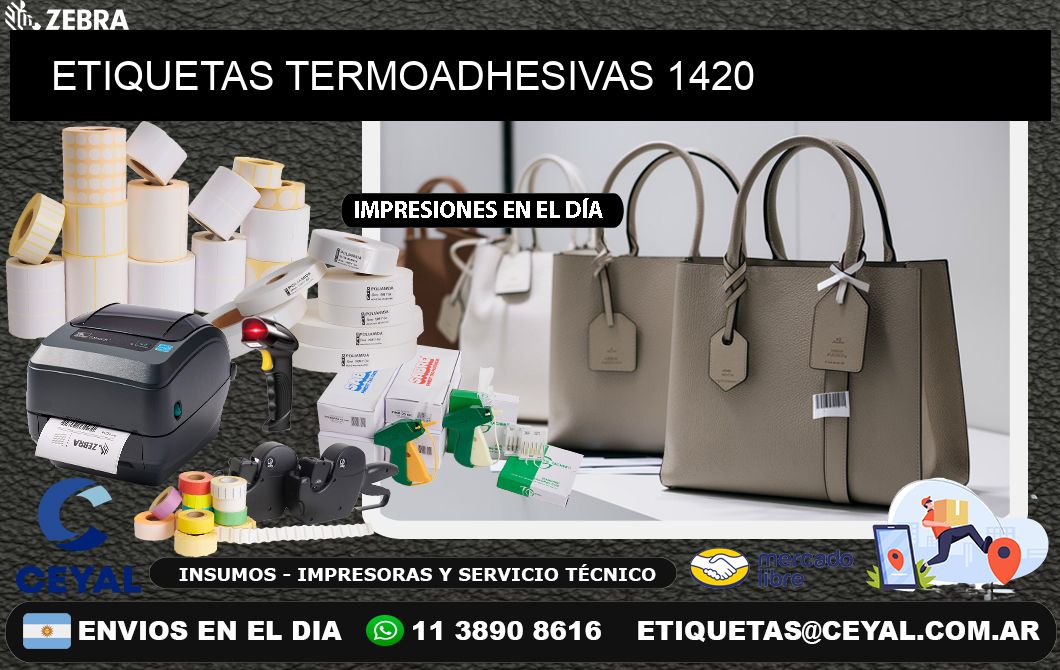 ETIQUETAS TERMOADHESIVAS 1420