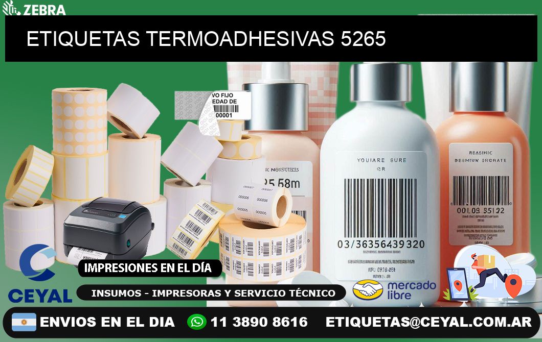ETIQUETAS TERMOADHESIVAS 5265
