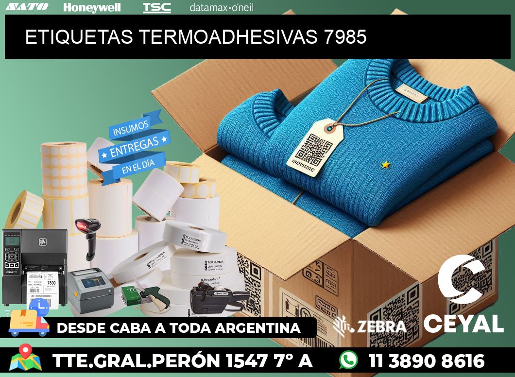 ETIQUETAS TERMOADHESIVAS 7985