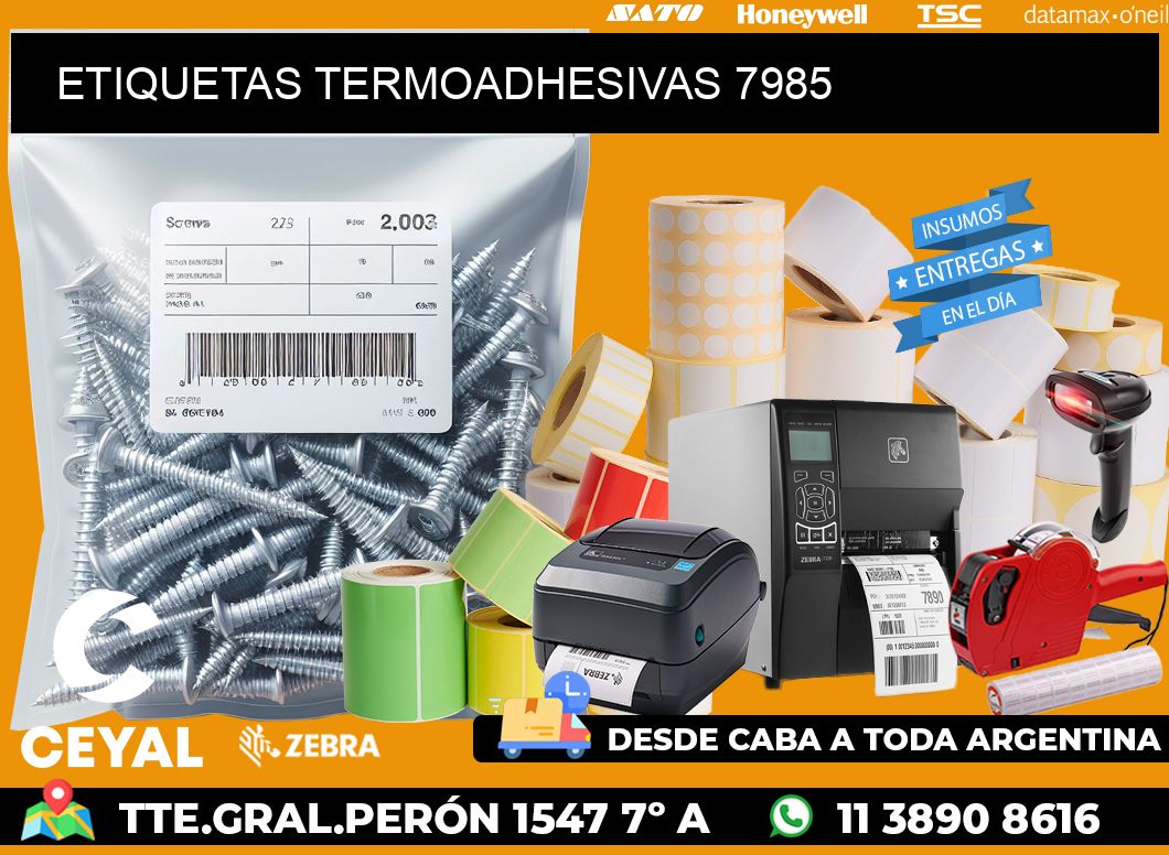 ETIQUETAS TERMOADHESIVAS 7985