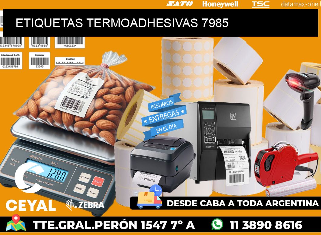 ETIQUETAS TERMOADHESIVAS 7985