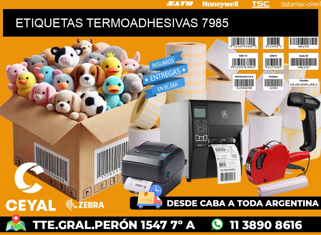 ETIQUETAS TERMOADHESIVAS 7985
