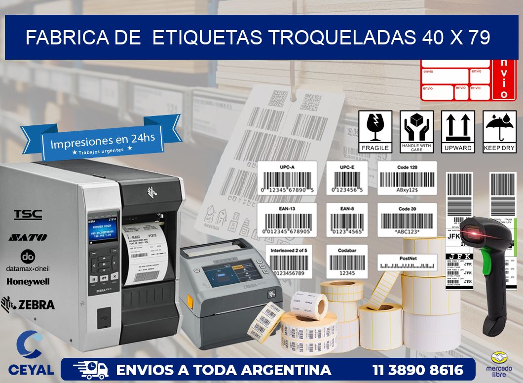 FABRICA DE ETIQUETAS TROQUELADAS 40 x 79