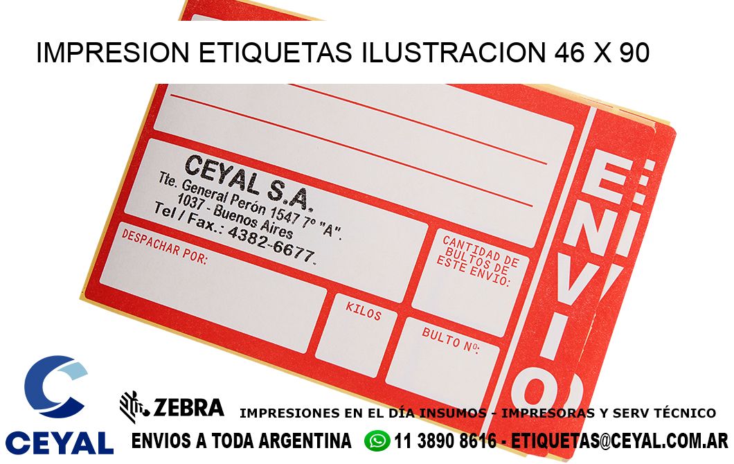 IMPRESION ETIQUETAS ILUSTRACION 46 x 90