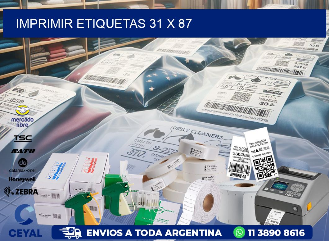 IMPRIMIR ETIQUETAS 31 x 87