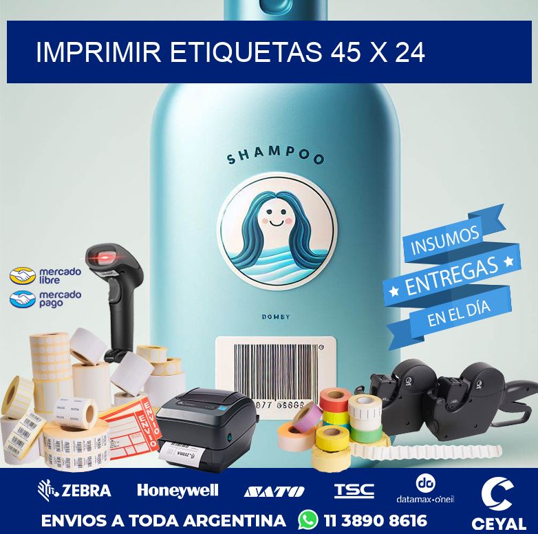 IMPRIMIR ETIQUETAS 45 x 24