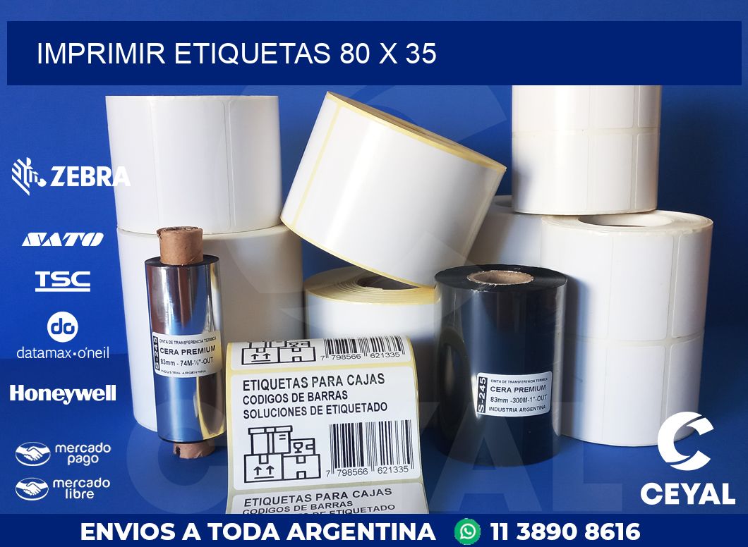 IMPRIMIR ETIQUETAS 80 x 35