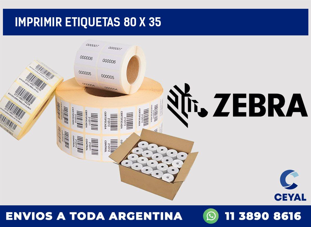 IMPRIMIR ETIQUETAS 80 x 35