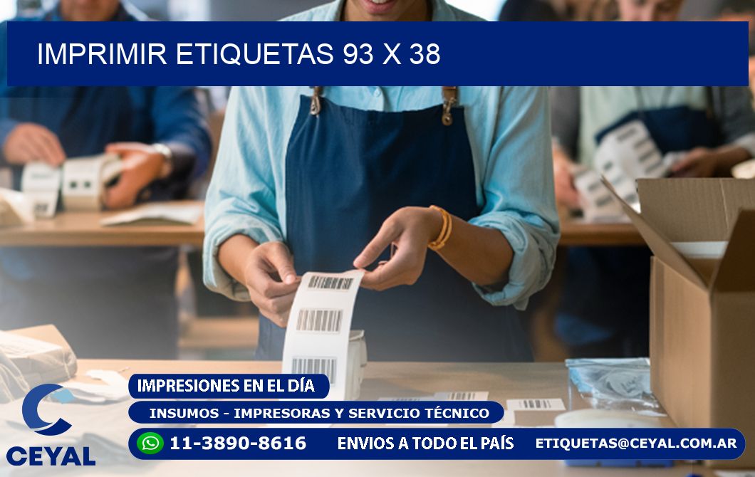 IMPRIMIR ETIQUETAS 93 x 38
