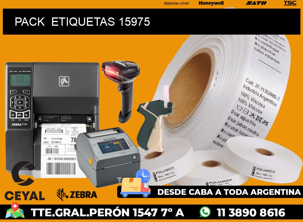 PACK  ETIQUETAS 15975