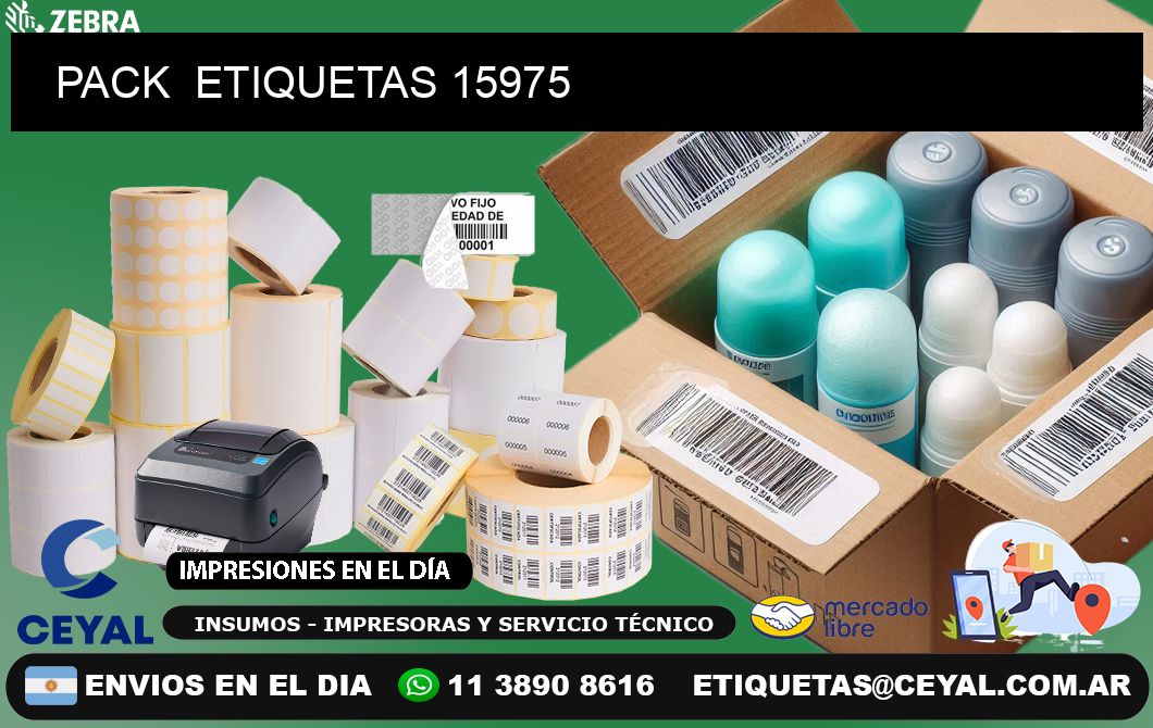 PACK  ETIQUETAS 15975