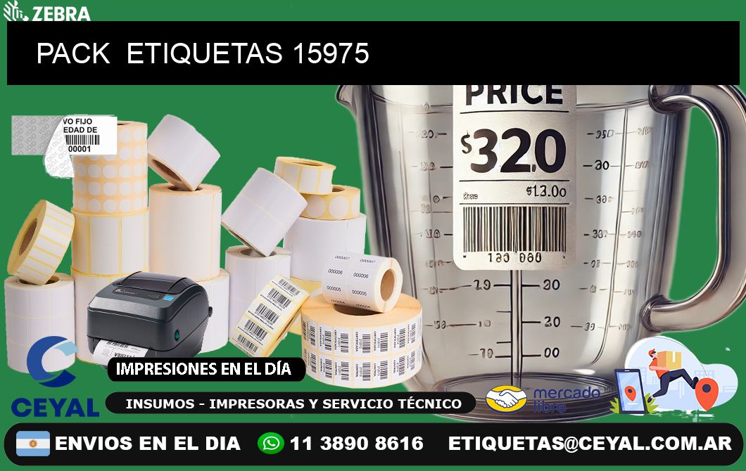 PACK  ETIQUETAS 15975