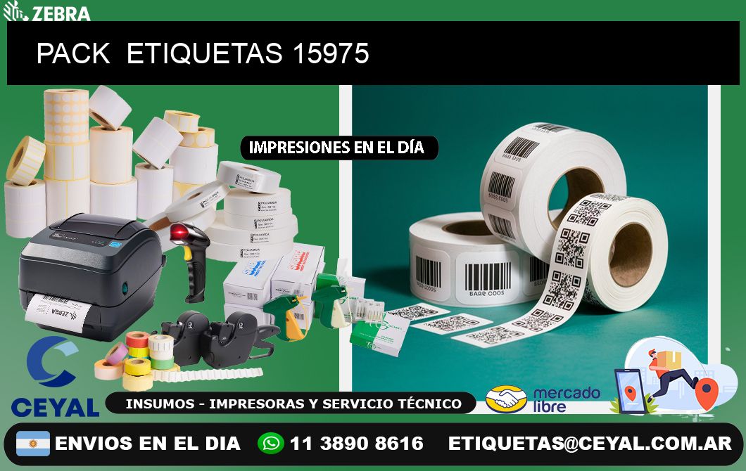 PACK  ETIQUETAS 15975