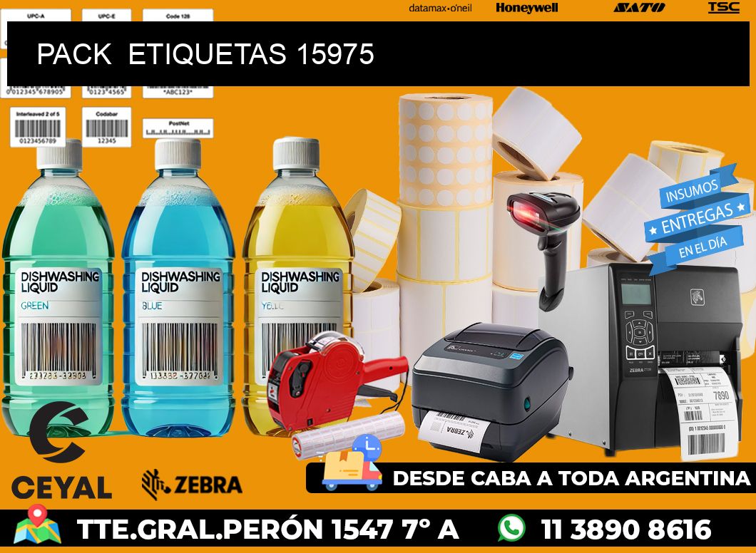PACK  ETIQUETAS 15975